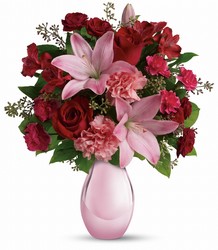 Teleflora's Roses and Pearls Bouquet from Gilmore's Flower Shop in East Providence, RI